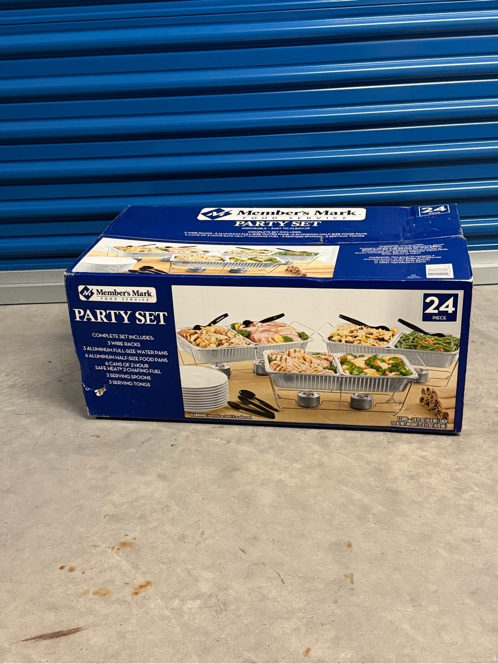 Blue 24-Piece Party Set